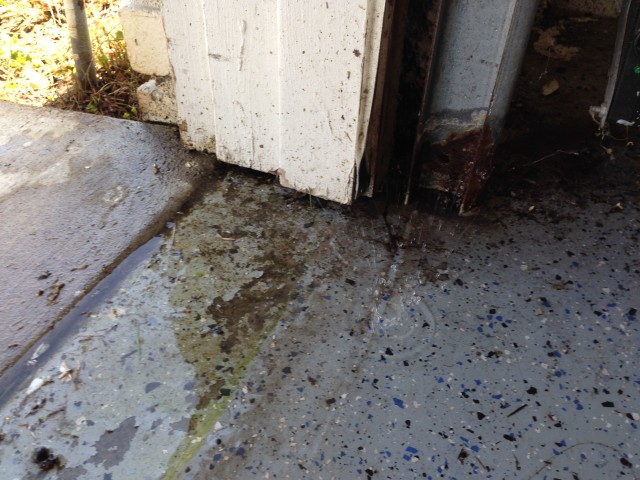 Evidence of a leaking house
